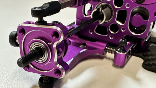 PURPLE SHARK Rear Upright Set - For SHARK DDSS YD2 RMX RDX RR-1500P - Image 6