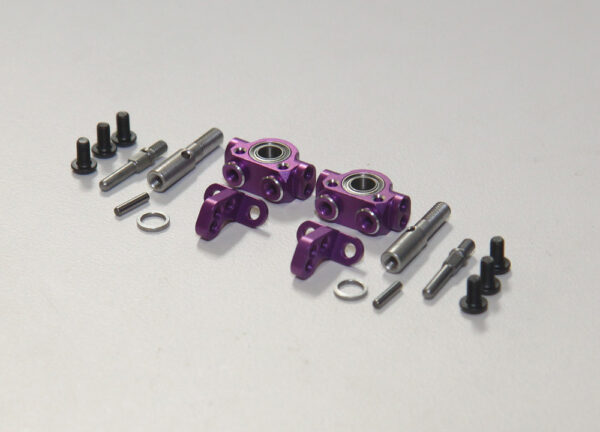 PURPLE SHARK Front Steering Knuckle Set - For SHARK DDSS YD2 RMX RDX RR-1400P
