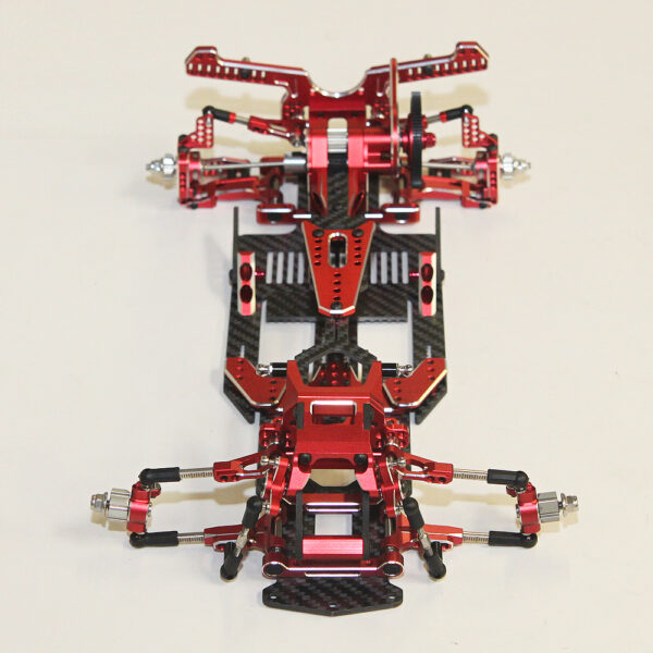 RED SHARK FINAL FORM – FACTORY ASSEMBLED CHASSIS KIT IFS 1/10 PREMIUM RWD DRIFT CAR – RR-2000R