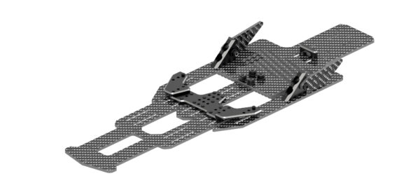 BLACK - SHARK Lower Adjustable Chassis Kit - RR-800B