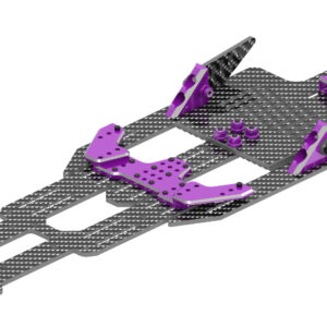 PURPLE - SHARK Lower Adjustable Chassis Kit - RR-800P