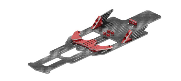 RED - SHARK Lower Adjustable Chassis Kit - RR-800R