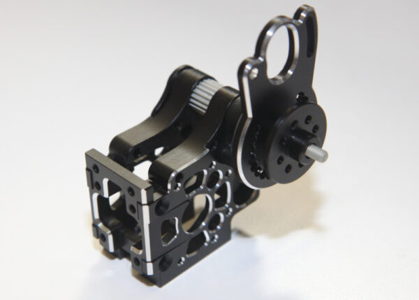 BLACK - SHARK Transmission Gear Box (With Upper Deck And Shock Tower) - RR-820B - Image 5