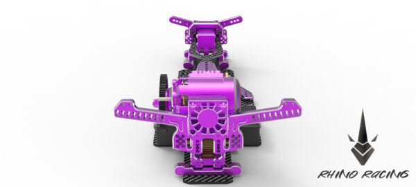 PURPLE - SHARK Transmission Gear Box (With Upper Deck And Shock Tower) - RR-820P - Image 6