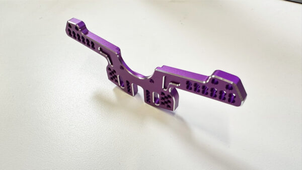 PURPLE - Narrow Lightweight Shock Tower for SHARK Transmission - RR-840P