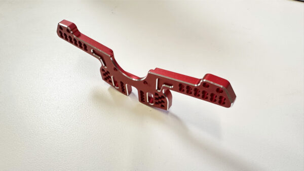 RED - Narrow Lightweight Shock Tower for SHARK Transmission - RR-840R